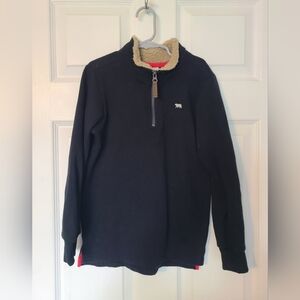 Black Half-Zip Sweater